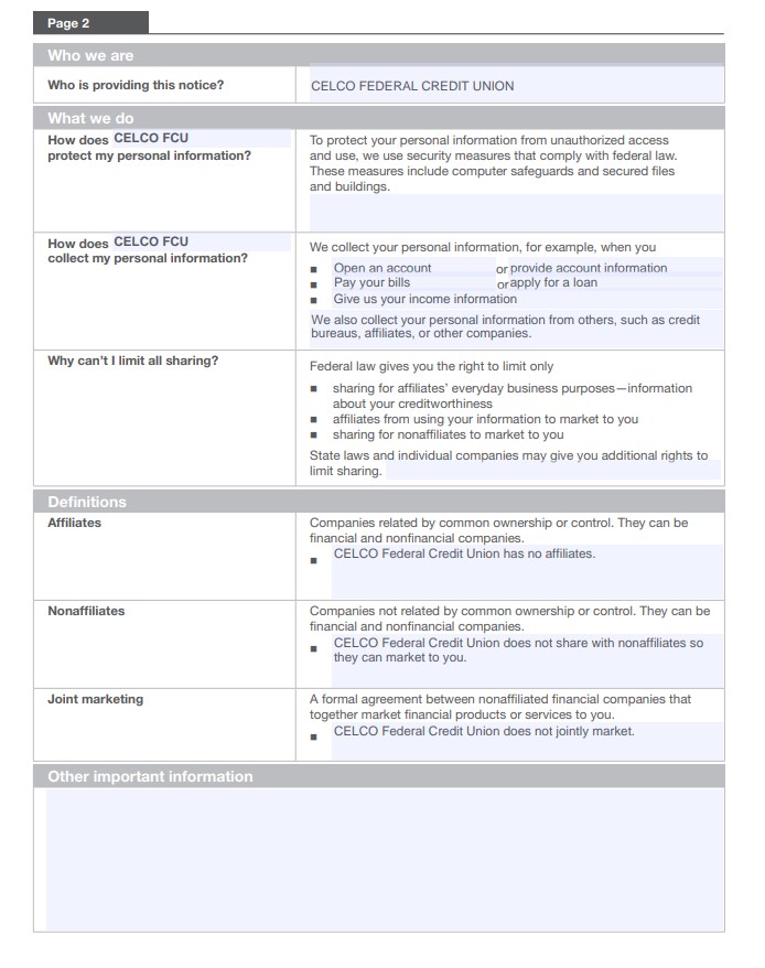 privacy policy 2
